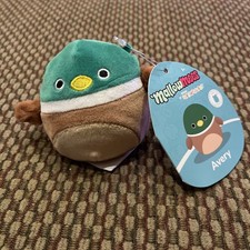 NEW HTF Squishmallows Mallowmees Mallard Avery Duck Mini Plush Squishy picture