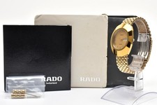 【NEAR MINT】RADO DiaStar Original Gold PVD Diamond Stainless Steel Men's Watch picture