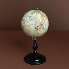 Handmade World Map Nautical Vintage Terrestrial  Globe With Wooden Base Decor picture