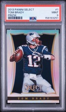 2013 Panini Select Tom Brady #1 Prizm PSA 9 picture