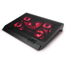 Laptop Cooling Pad 5 Quiet Fans Cooler Stand Dual Ports for 11-17