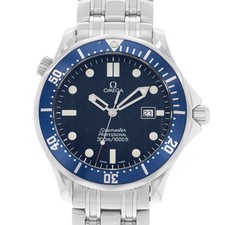 Omega Seamaster Diver 300 M 2541.80.00 41mm Blue Dial Steel Mens Watch picture