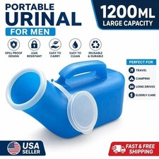 1PCS 1200ML Portable Urinal for Men Spill Proof Urine Bottle Leak Resistant picture