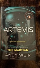 Andy Weir Signed 1st UK Limited Edition 2017 Artemis Hardcover w/ Dustjacket picture