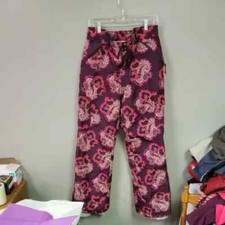 Snozu Waterproof Ski Snowboarding Pants Large 14/16 Paisley EUC picture