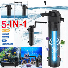 UV Sterilizer Filter Light For Aquarium Fish Pond Tank Clean Lamp Clarifier Pump picture