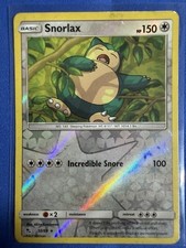 Snorlax 50/68 Reverse Holo Hidden Fates Pokemon TCG 2019 MP picture