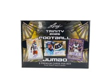 2025 LEAF TRINITY FOOTBALL HOBBY JUMBO BOX - BRAND NEW -  🔥🔥🔥 picture