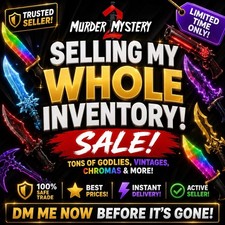 SELLING MY WHOLE MURDER MYSTERY 2 Inventory A LOT OF GODLIES (12K VALUE) picture