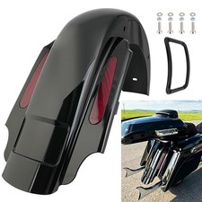 LED Rear Fender System Fit For Harley Touring Electra Glide 1993-08 Vivid Black picture
