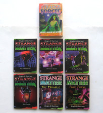 Strange Matter PB Book Lot of 6 & Strange Forces 3 Engle Barnes Youth Horror 90s picture