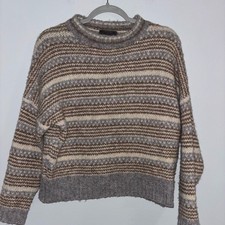 Elsamanda Made in Italy Wool Blend Knit Sweater Anthropologie Style picture