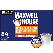 Maxwell House Breakfast Blend Mild Roast K-Cup Coffee Pods, 84 ct Box picture