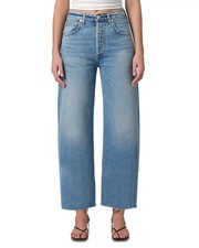 Citizens of Humanity Ayla Raw Hem High Rise Crop Jeans MSRP $258 picture