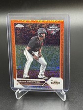 2023 Topps Pro Debut Chrome Reggie Crawford Orange Mini Diamond  /25 Giants  picture