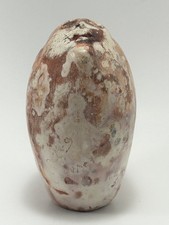 Studio Art Pottery Spirit Rattle Face Sculpture Handmade Ceramic Signed Glazed picture