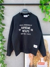 Supreme WTAPS Crewneck - Black - Size Small - FW21 Sweatshirt picture