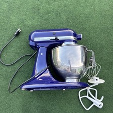 KitchenAid Ultra Power KSM90 Cobalt Blue Mixer - WORKS GOOD W ATTACHMENTS WOW picture