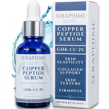 Copper Peptide Serum for Face,2% GHK-CU Copper with 4% EGF, 1 Floz Exp 07/2028 picture