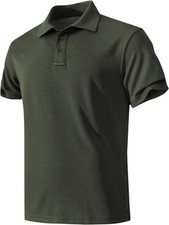 Men's Quick-Dry Active Polo Shirts Short  Performance for Golf Tennis  T-Shirt picture
