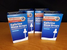 Nasal Nose DROPS, 4 Pack, Walgreens Extra Strength Decongestant, 1oz EXP 05/2027 picture