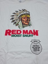 NOS Vtg Lot Of 20 90s RED MAN T-SHIRT Indian TOBACCO XL Shirt Resellers picture