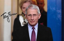 Dr. Anthony Fauci auto/signed 4x6 photo Covid 19 AIDS Scientist RARE COA LOOK picture