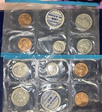 (2) Coin Sets P/S U.S. Mint UNC Coin Sets Sealed Pack w/Bureau of the Mint Token picture