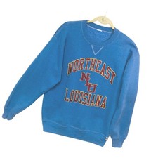 Vintage 90s Northeast Louisiana University NLU Russell Athletic Sweatshirt Men L picture