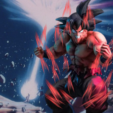 21cm Dragon Ball Z Son Goku Anime Figure Kaioken Action Figurine Pvc Statue picture