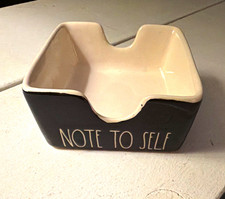Rae Dunn Artisan Collection Ceramic Post-It Note Holder 