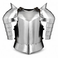 Hand Forged Medieval Warhorse Armor Set Steel Chest Back Shoulder Reenactment picture