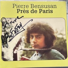 Pierre Bensusan Signed Autographed Pres de Paris CD French Jazz Folk Guitar Près picture