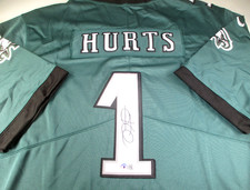 Jalen Hurts / Autographed Philadelphia Eagles Pro-Style Football Jersey / BAS picture