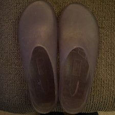 Authentic Ultra Rare Men’s Size 10 Clear Sloggers Garden Shoe No Longer Made picture
