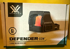 Vortex Defender-CCW 6 MOA Red Dot Handgun Sight, Illuminated, Waterproof picture