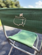 Pair Vintage Masters Tournament Folding Spectator Chairs Augusta National Golf⁠ picture