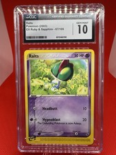 RALTS 67/109- EX Ruby & Sapphire -CGC GEM MINT 10- Pokemon 2003 TCG -LOW POP /25 picture
