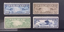 US Scott C7-C10 1926-27 Airmail Stamp Lot Mint OG NH 4 Different picture