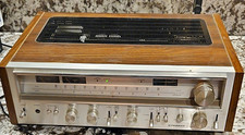 Pioneer SX-780 Vintage AM/FM Stereo Receiver Silver Face Wood Case tested picture