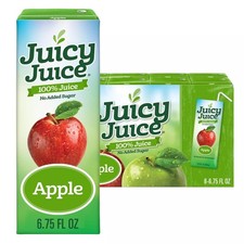 Juicy Juice Apple Juice Single Serve Slim, 54 Fluid Ounce, 8 Per Pack - 4 Packs picture