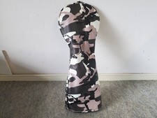 NRC Brown Multicolor Camouflage Camo Universal Fairway Wood Head Cover w/Tag picture