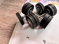 1/32 NEW RAY WHEELS, TIRES ,AND AXLES NO PACKAGING # C 801 picture