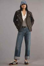 AGOLDE Women's Fran Low Slung Jeans, Dwell, Blue, 28 picture