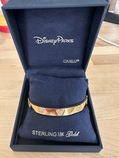 Mickey Mouse Icon Yellow Gold Bangle by CRISLU picture