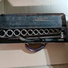 Vintage Rare Husky 13/16 hex drive socket set with box picture