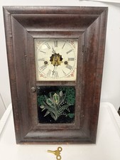 💙Rare ANTIQUE Waterbury Clock Company USA Shelf 30 hour mantel With Key picture