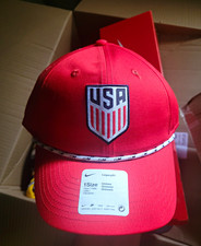 Nike USA Team Soccer Cap Hat - Red, One Size, Unisex Adult picture