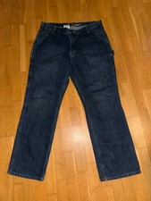 Vintage Dark Blue Carhartt Carpenter Jeans Size 36x30 picture