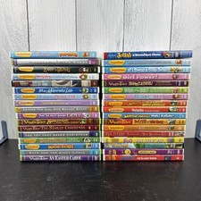 VeggieTales & More Lot of 34 DVDs Christian Learning Education Shows & Movies picture